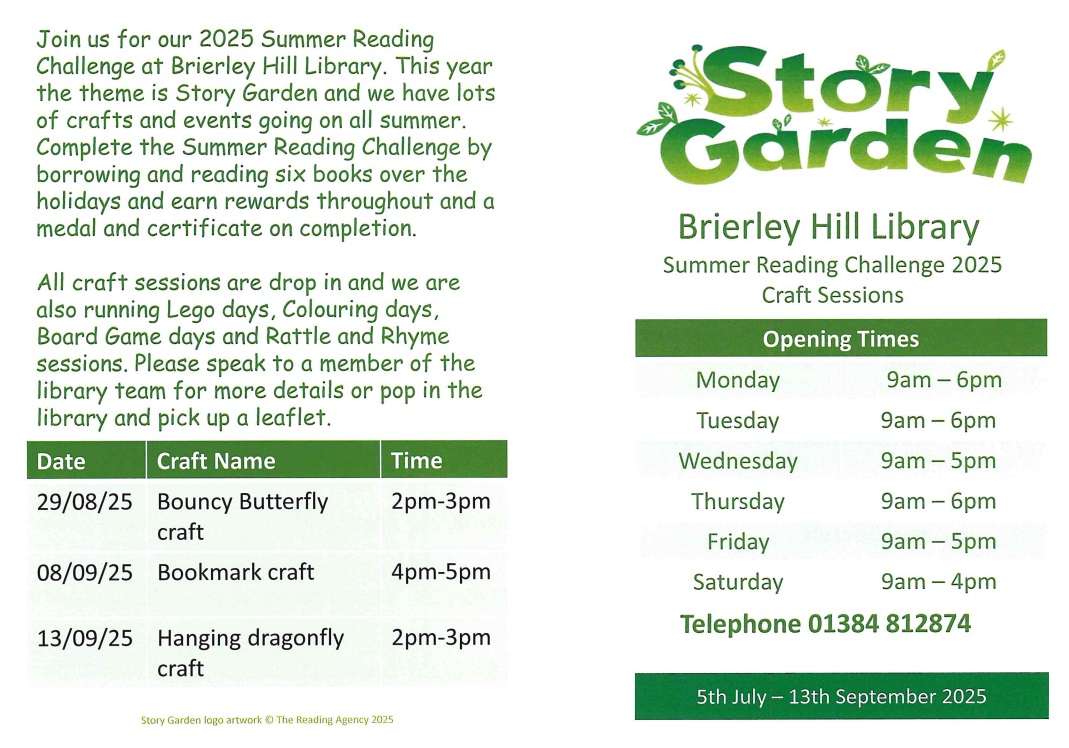 Brierley Hill library event 28 Aug part 2 2025